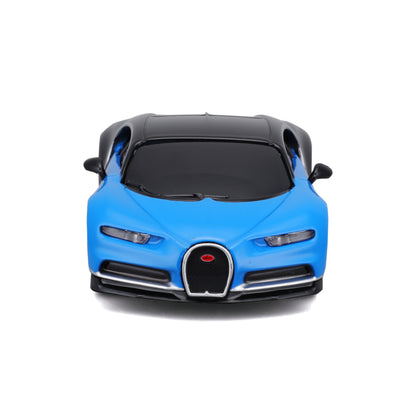 MINI VOITURE RC BLUETOOTH BUGATTI CHIRON EN MÉTAL MOULÉ SOUS PRESSION 1:41 AVEC BOÎTE DE FENÊTRE