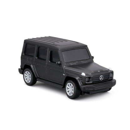 MINI VOITURE TÉLÉCOMMANDÉE MERCEDES CLASSE G EN MÉTAL MOULÉ SOUS PRESSION BLUETOOTH À L'ÉCHELLE 1:41 AVEC BOÎTE DE FENÊTRE