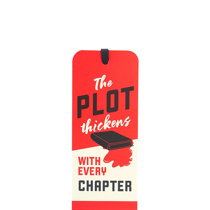 Murder Mystery Club Paper Bookmark