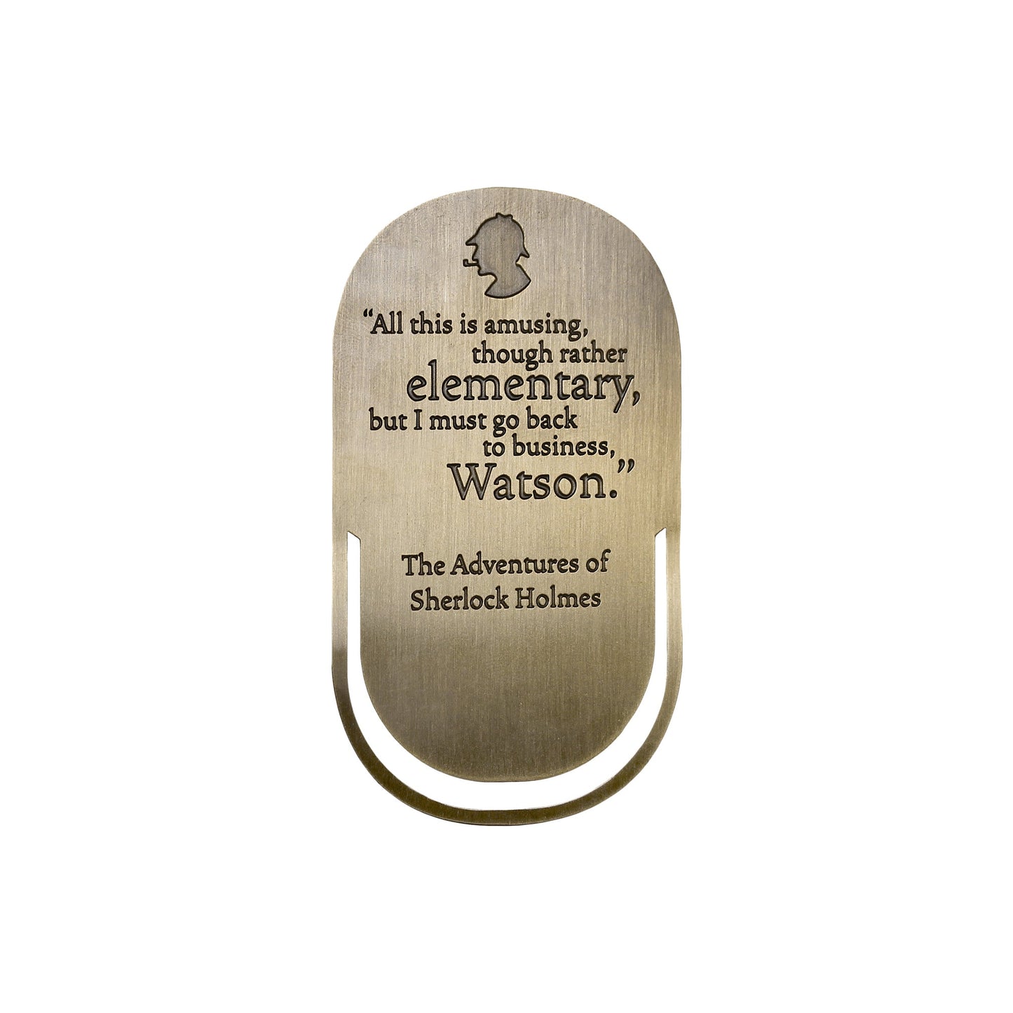 Pulteney Press Sherlock Holmes Metal Bookmark