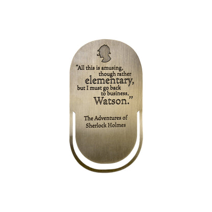 Pulteney Press Sherlock Holmes Metal Bookmark