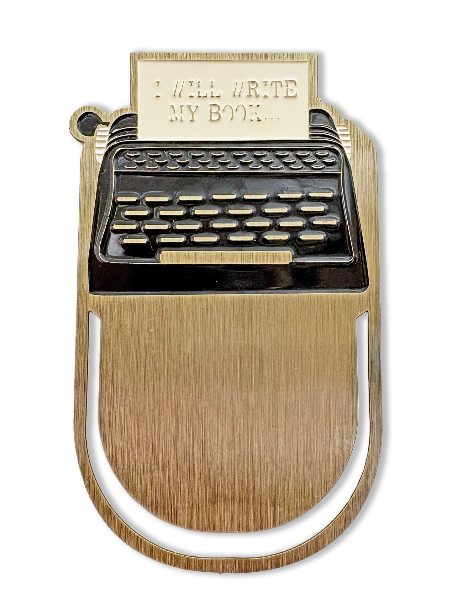 Pulteney Press I Will Write Metal Bookmark
