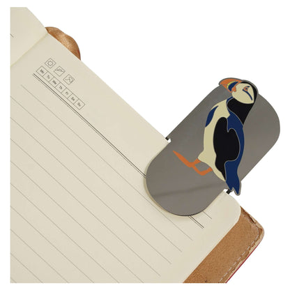 RSPB puffin metal bookmark
