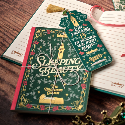 Sleeping Beauty Die-Cut Paper Bookmark