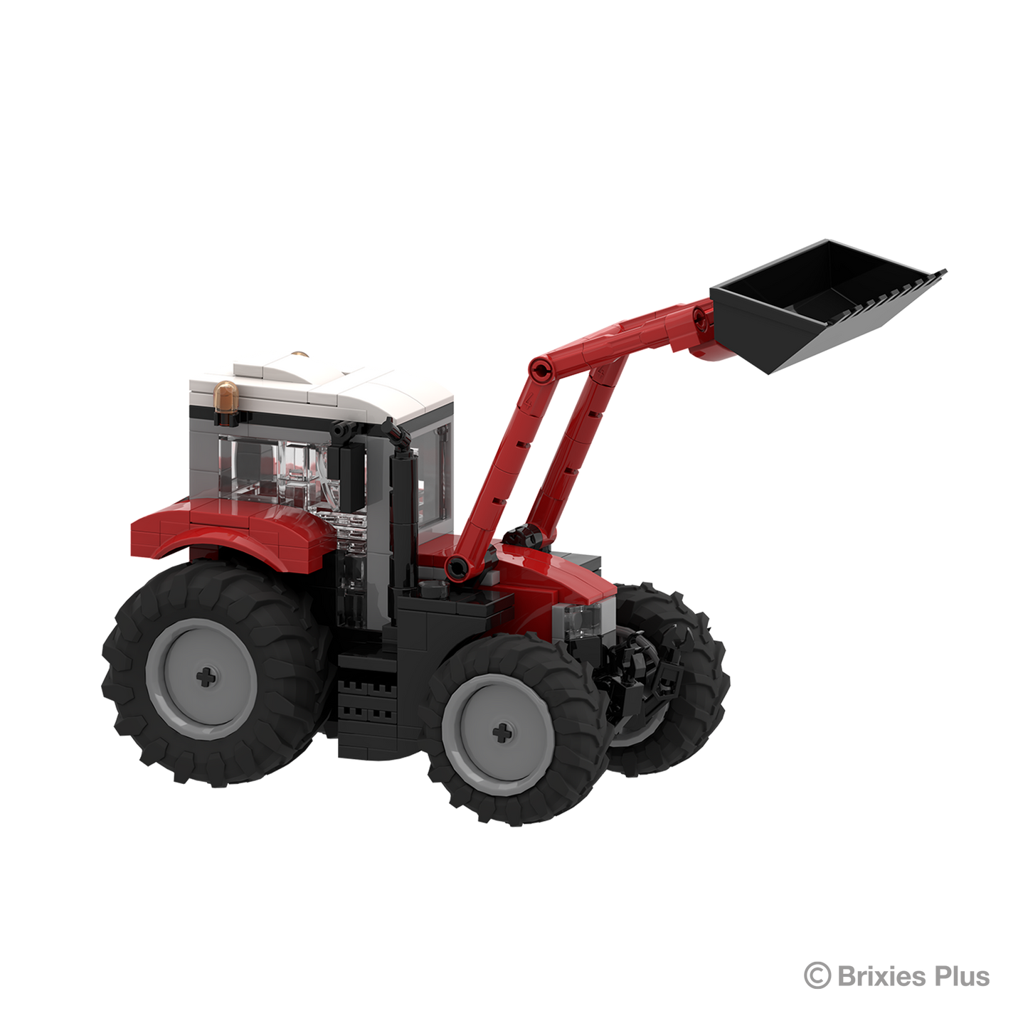BRIXIES Plus Massey 5S mit Frontlader - 1:32