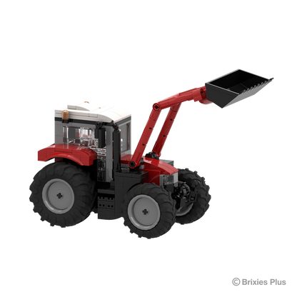 BRIXIES Plus Massey 5S mit Frontlader - 1:32