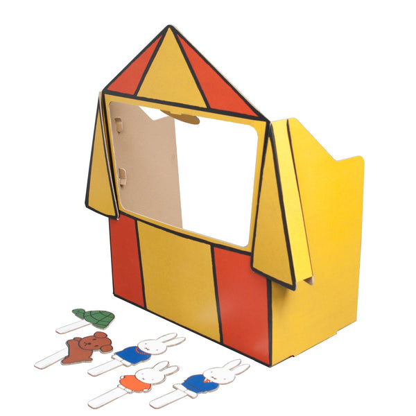 Miffy het Konijn Kartonnen Poppentheater 