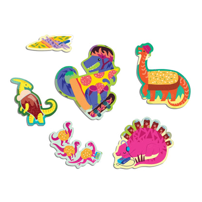 pizzasaurus 60 piece scratch sniff puzzle mudpuppy