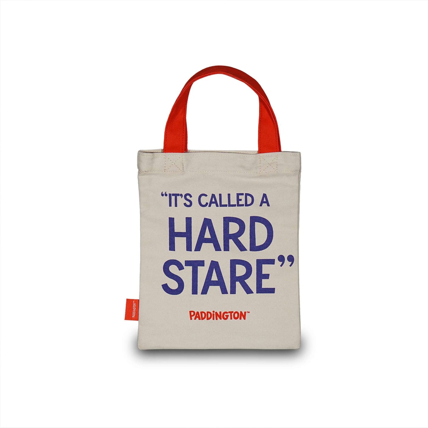 Small Recycled Cotton Paddington Hard Stare Tote Bag