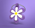Purple Flower Keychain