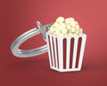 Sleutelhanger Popcorn