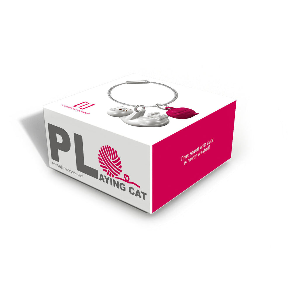 Keyring Chat White