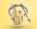 Sleutelhanger Cupcake Doré