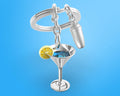 Sleutelhanger Cocktail
