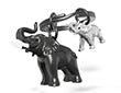 Schlüsselanhänger Elefant