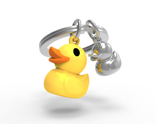 Gele eend sleutelhanger