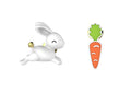 Pin Hase und Karotte