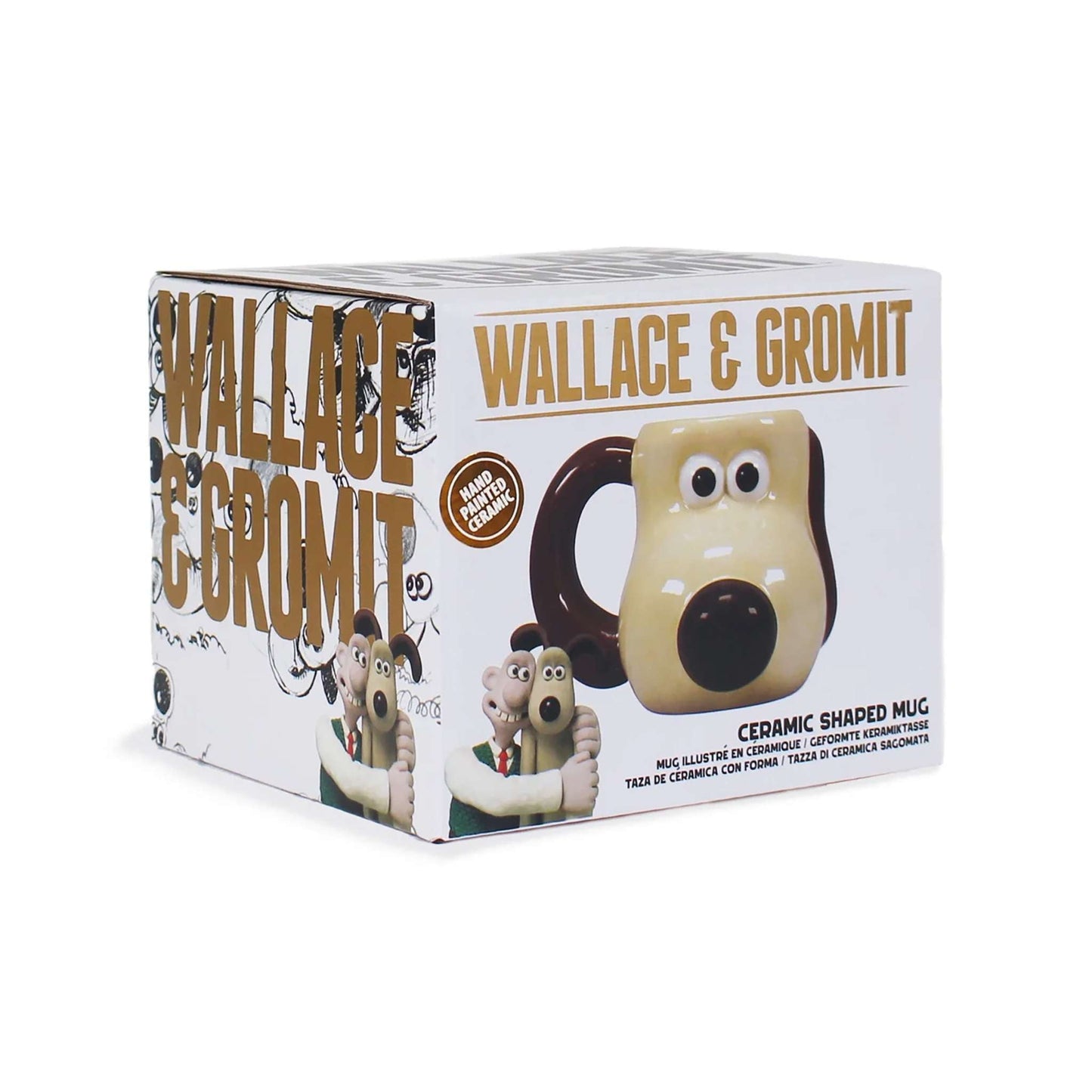 Aardman Gromit Sculpted Mug