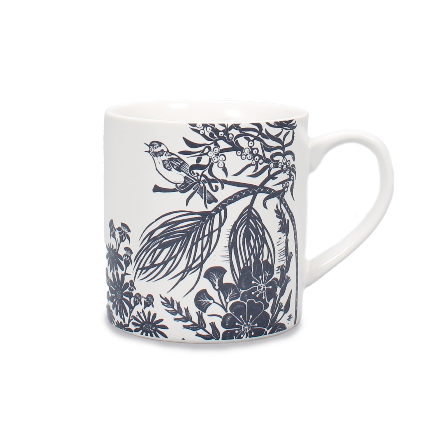 Kate Heiss Woodland Navy Mug – 310 ml