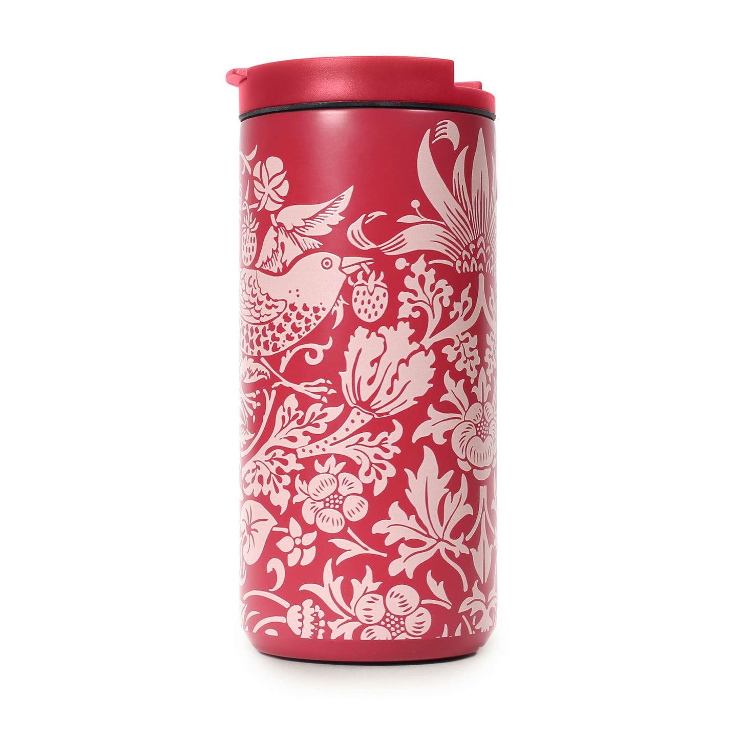 ACS William Morris Raspberry Metal Travel Mug – 350 ml