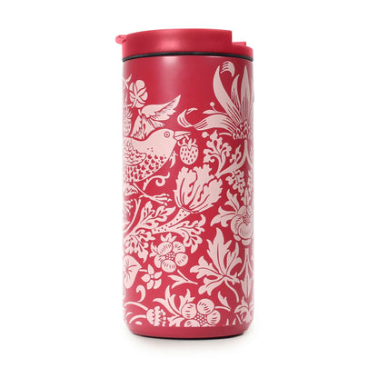 ACS William Morris Raspberry Metal Travel Mug – 350 ml