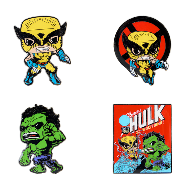 Funko Wolverine 50th Anniversary 4-Pack Pin Set