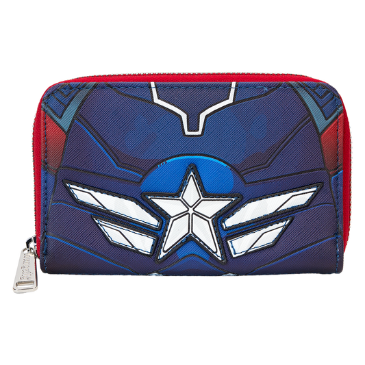 captain america brave new world cosplay zip around wallet