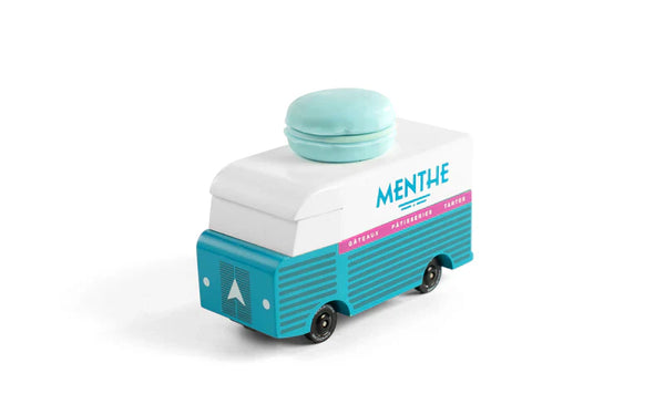 Candycar World Houten Bestelwagen - Mint Macaron Van