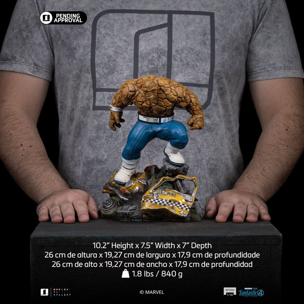 Statue The Thing (Exclusive Version) - Fantastic Four - Art Scale 1/10 - The Fantastic Four