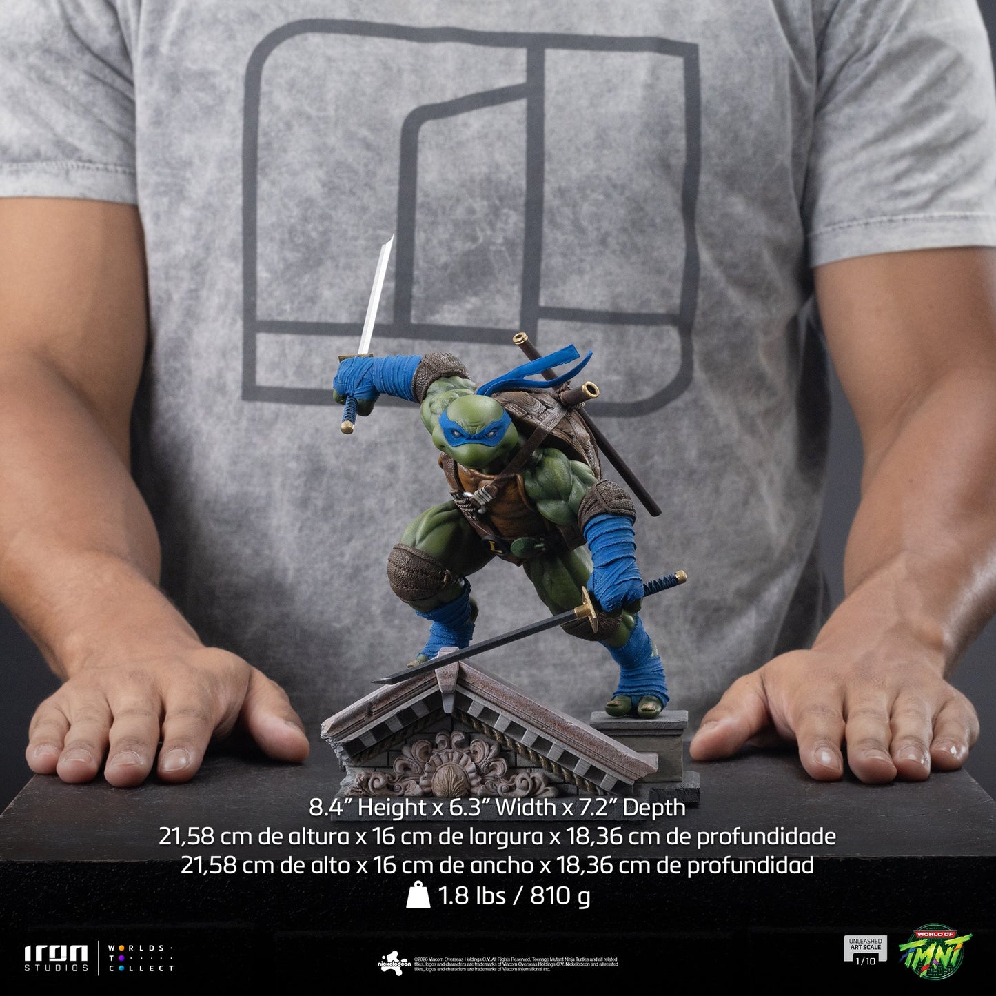 Statue Leonardo Unleashed - Teenage Mutant Ninja Turtles - Art Scale 1/10