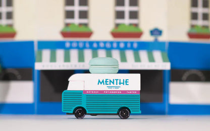 Camionette en Bois Candycar World - Van Macaron Menthe