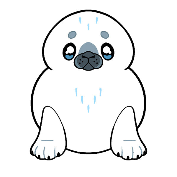 Peluche Mini Squishable – Phoque du Groenland