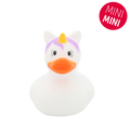 Mini witte eenhoorn eend