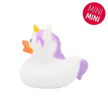 Mini Canard Licorne Blanche