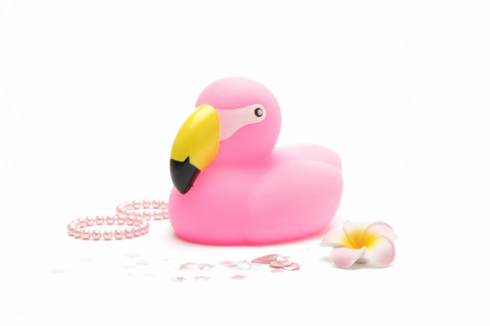Roze Bad Flamingo