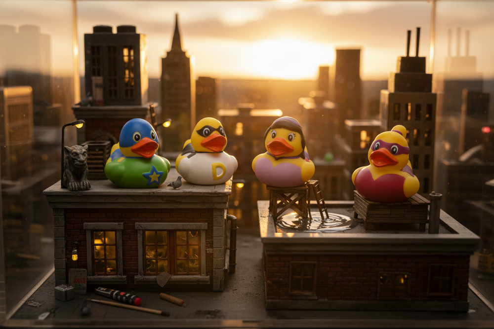 Mini Superhero Ducks