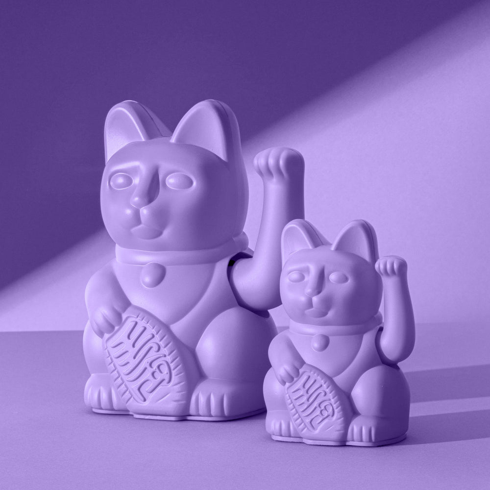 Mini Chat Chanceux Lilas
