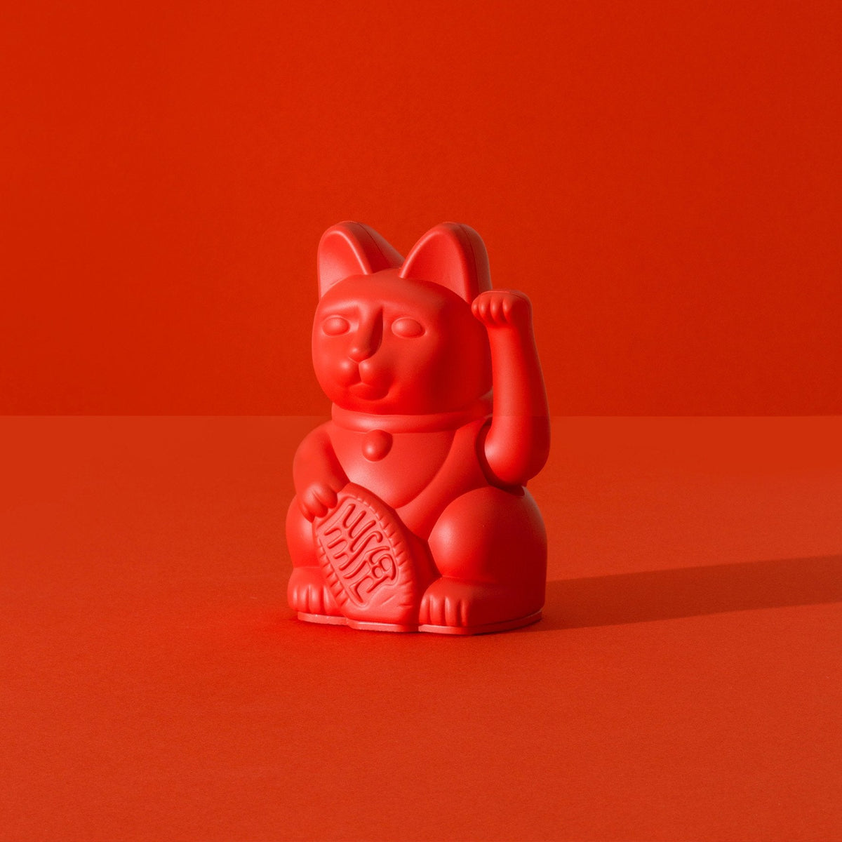 Mini Chat Chanceux Rouge