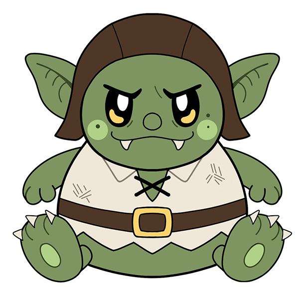 Peluche Mini Squishable – Goblin