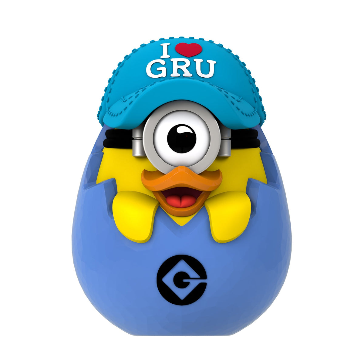 Close up view of Minions Mel TUBBZ Mystery Eggs