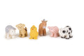 Lot de 6 Animaux de la Ferme – Hochet, Dentition & Bain