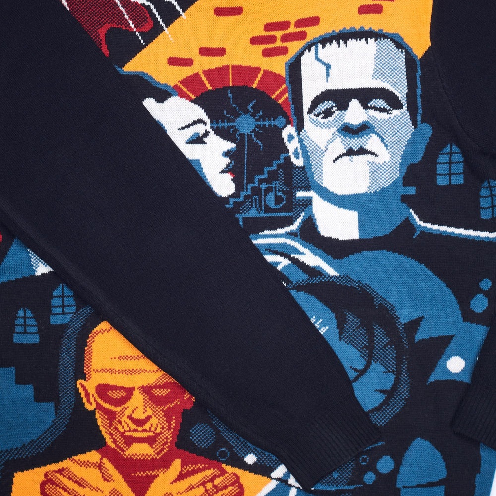 Halloween sweater monsters