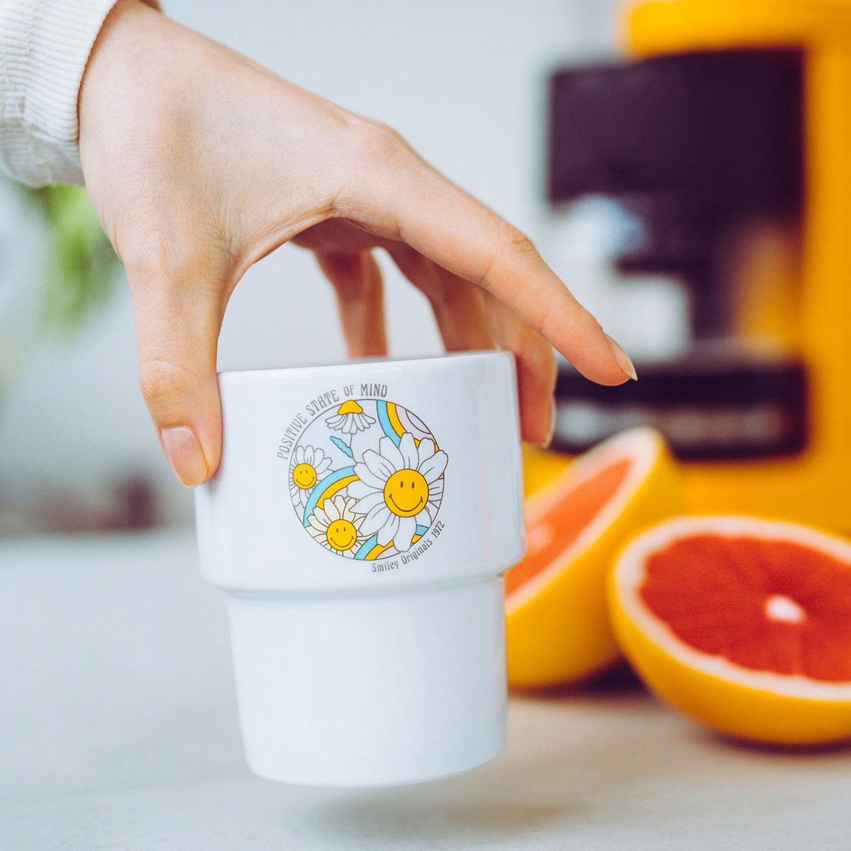 Mug Positive Mind Flowers SMILEY – 330 ml
