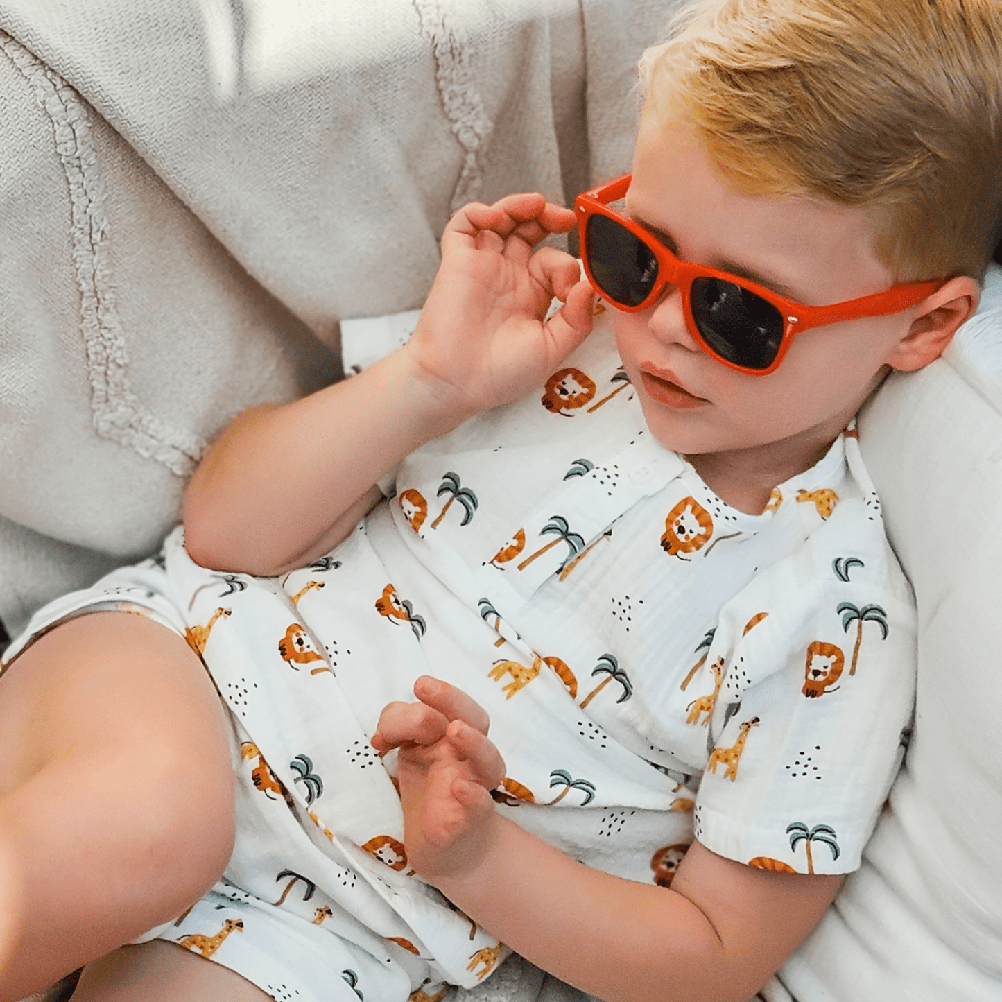 Beachwear Boys - Muslin - Multicolor - Jungle