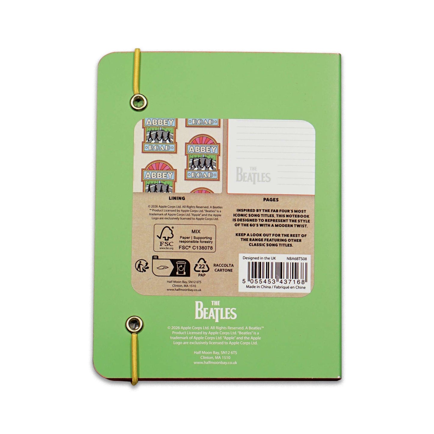 Flexible A6 Notebook The Beatles Abbey Road
