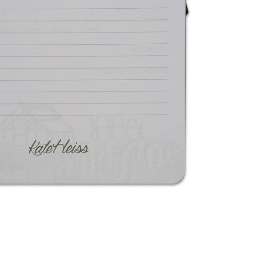 Journal de jardinage A5 Kate Heiss - Woodland vert