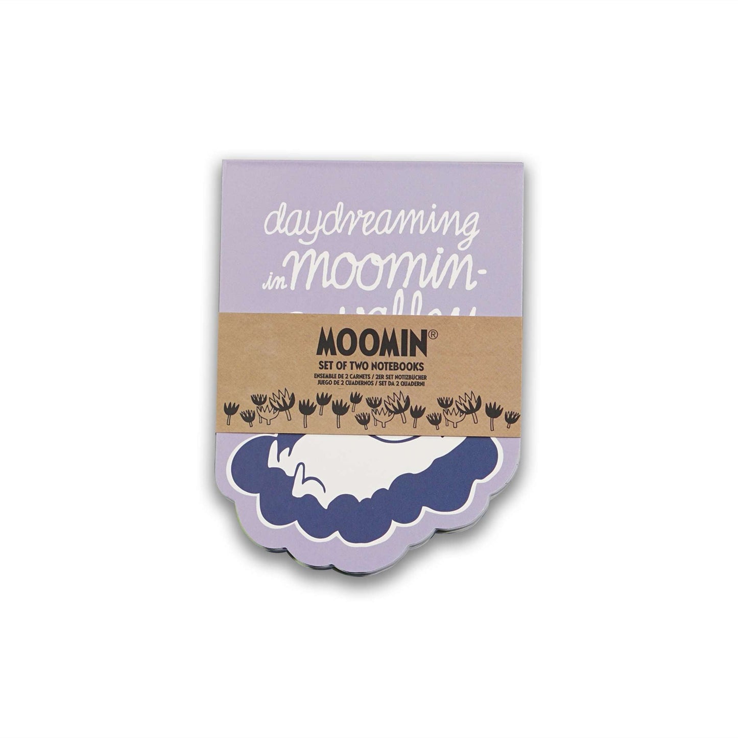 Moomin Daydreaming Die-Cut Pocket Notebook