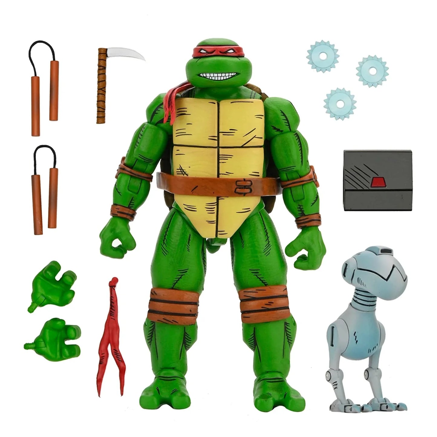 teenage mutant ninja turtles mirage comics 7 scale action figures michelangelo neca