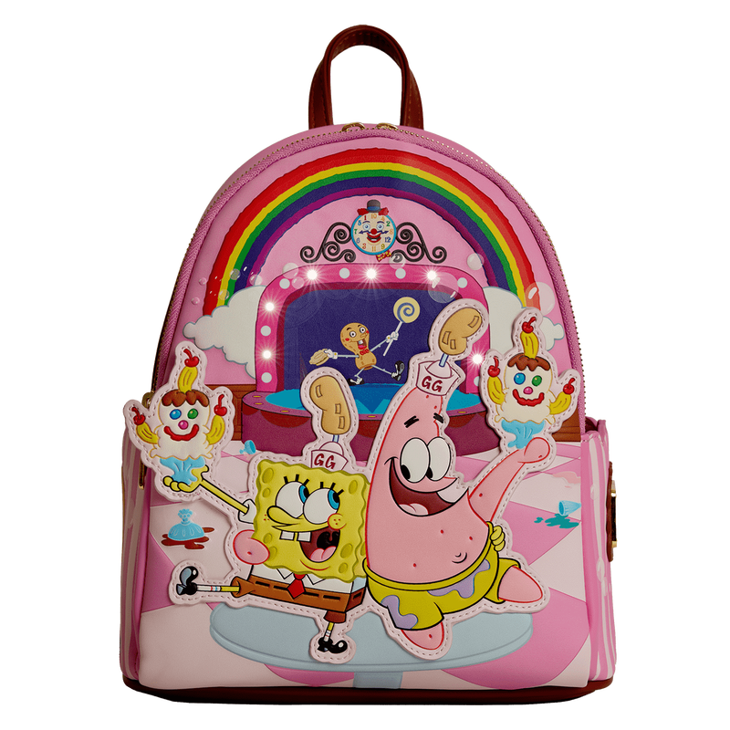 Mini Sac à Dos Lumineux Bob l´Éponge - Bob et Patrick Goofy Goober