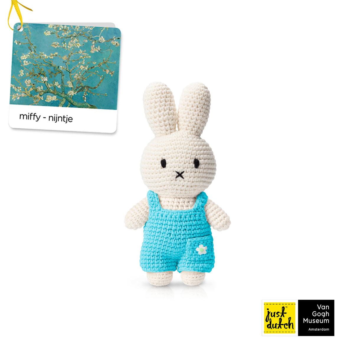 Peluche Miffy – Salopette Amandier en Fleurs